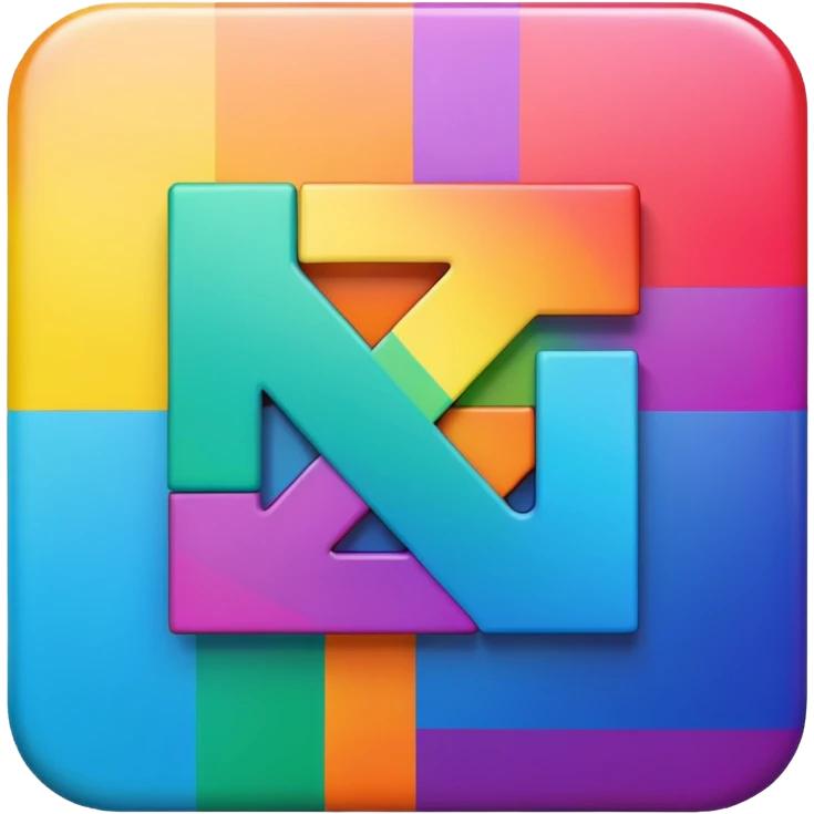 A rainbow swastika emoji