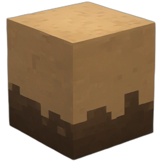 minecraft dirt block emoji