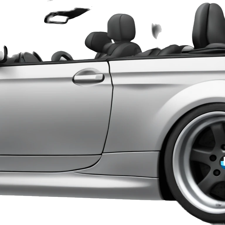 Black 2005 BMW coupe cabrio m3 emoji