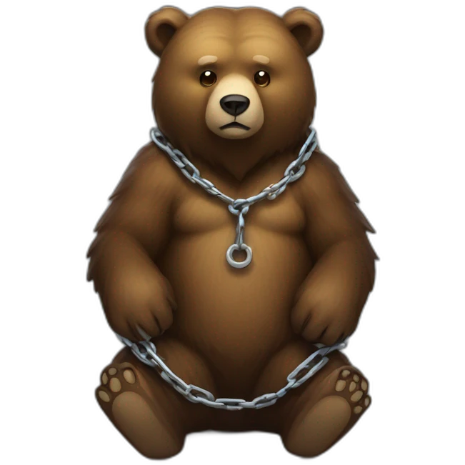 bear-wearing-a-chain- emoji