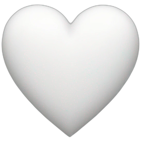 white heart emoji