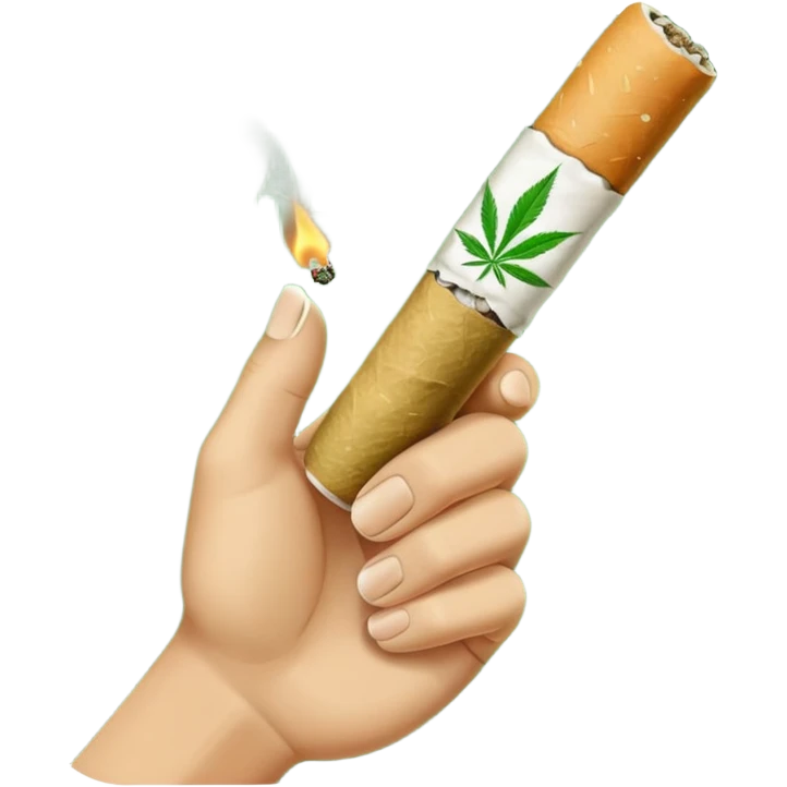 Smoking joint emoji