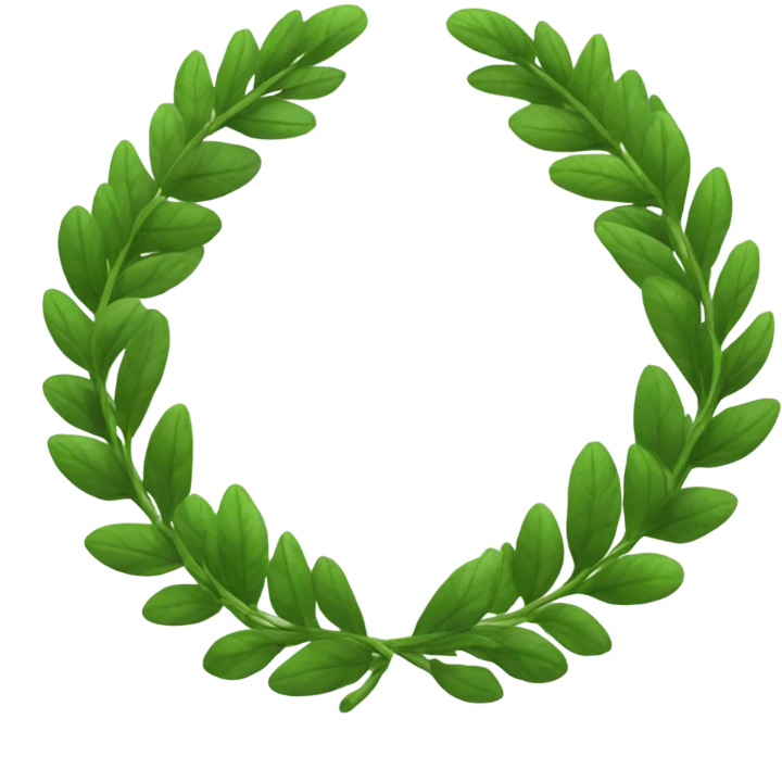 Laurel wreath emoji
