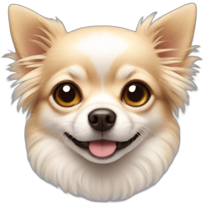 fluffy chihuahua face emoji