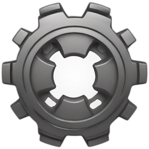 mechanical cog skipping emoji
