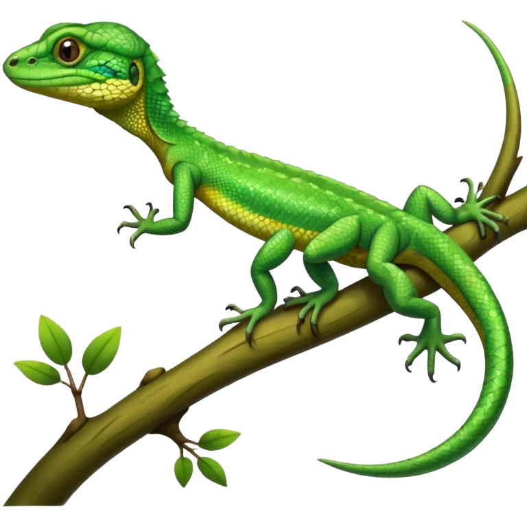 spectacled lizard emoji