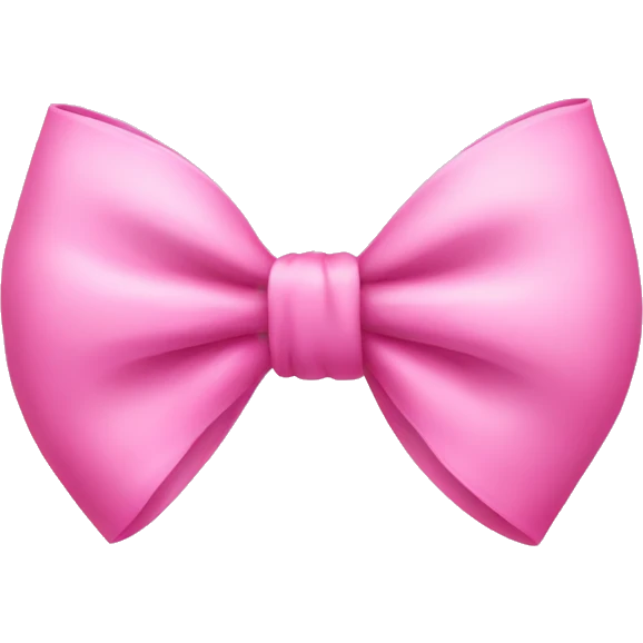 Pink cute bow  emoji