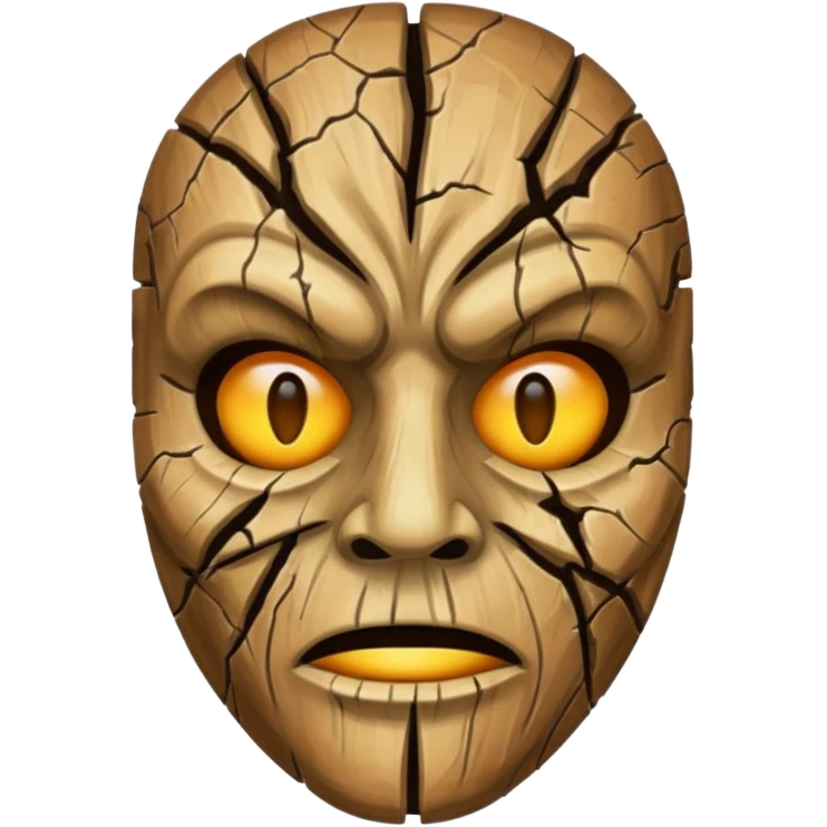haunted dark mask emoji