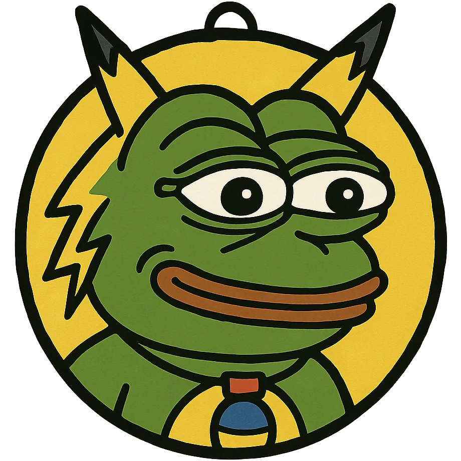  pepe as sonichu medallion emoji
