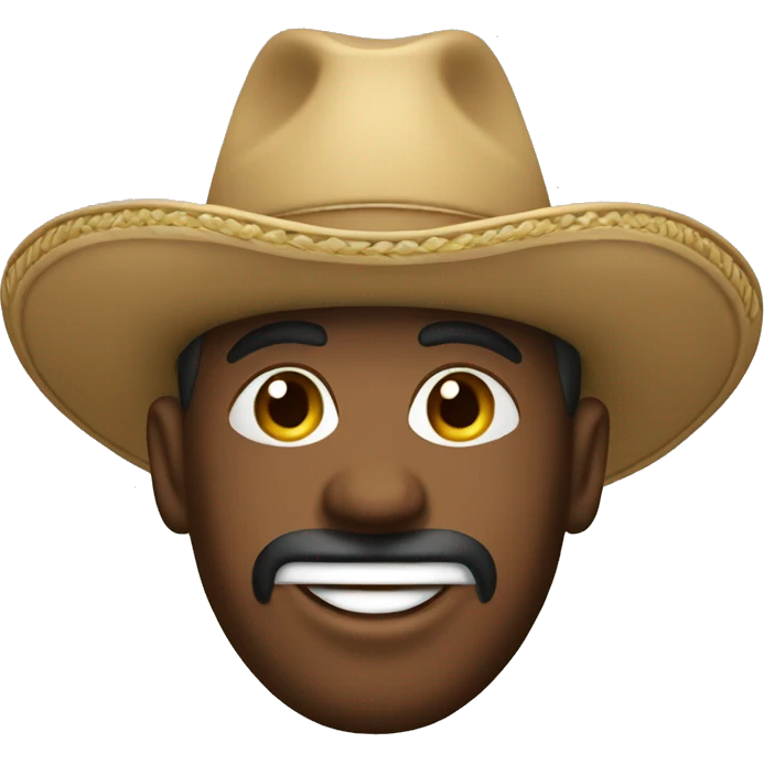 Jardinero con sombrero  emoji