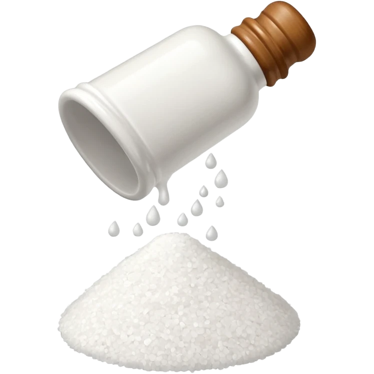 salt shaker tipped over emoji