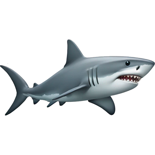 Shark with a joint  emoji