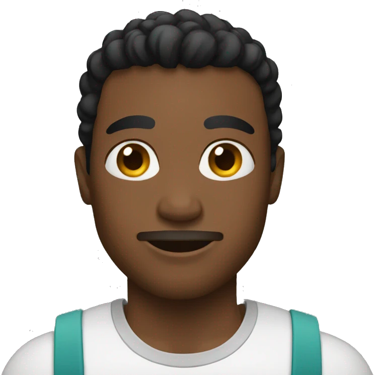 Black fitness emoji