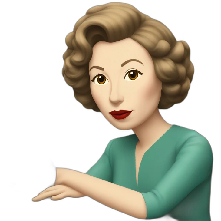 clarice lispector drinking beer emoji