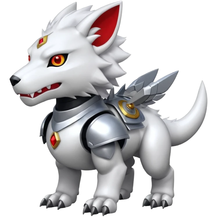 Dorumon-Digimon, full body emoji