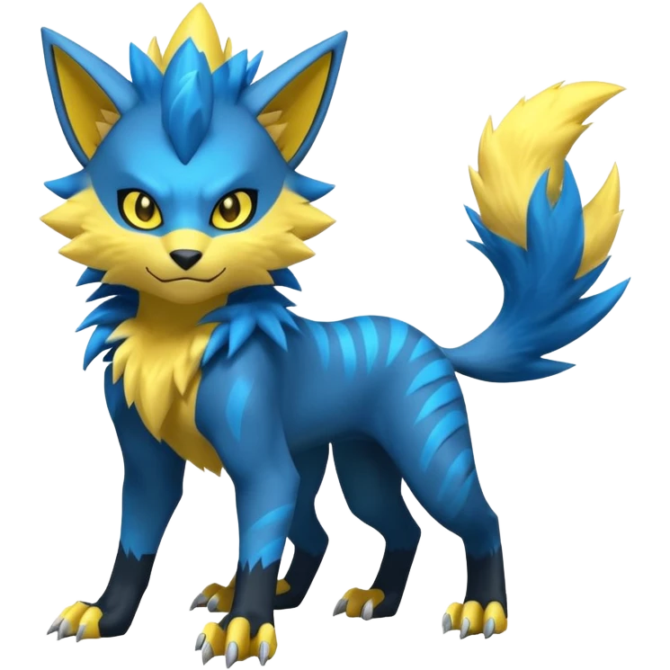 Zeraora-Luxray-Fakémon-hybrid-creature (full body)  emoji