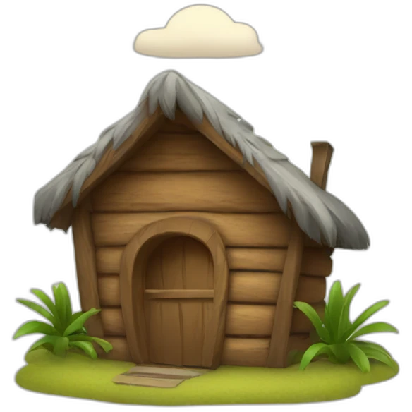cute hut emoji