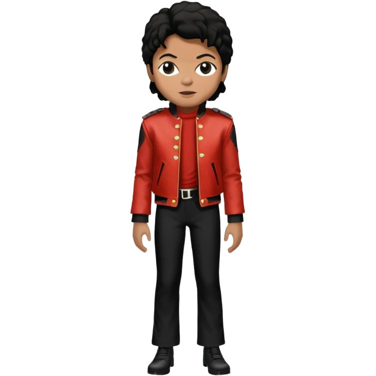 Michael Jackson with his Thriller jacket emoji