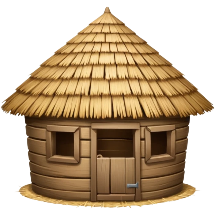 empty animal hut emoji
