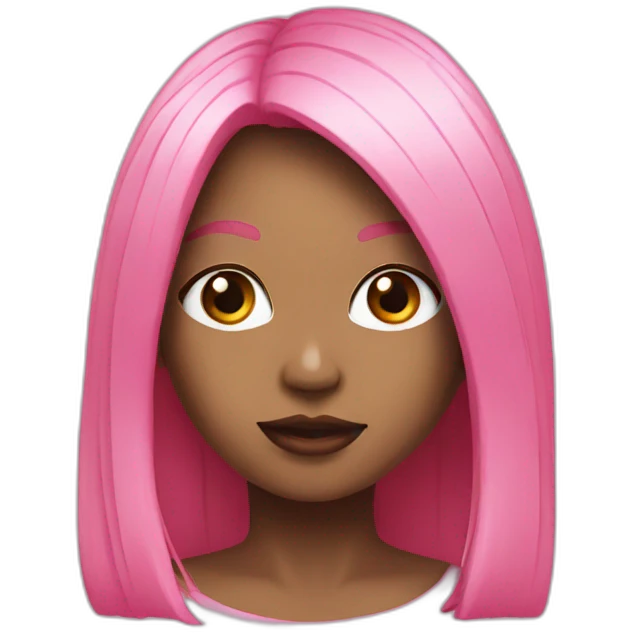 black pink emoji