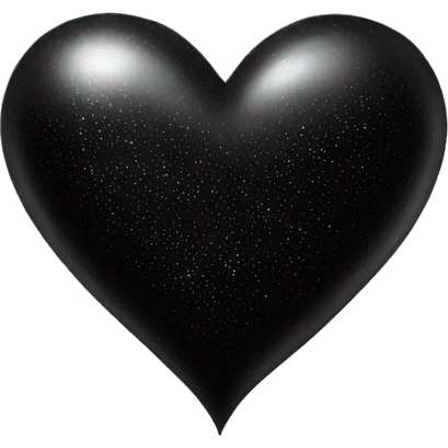 black heart with sparkles emoji