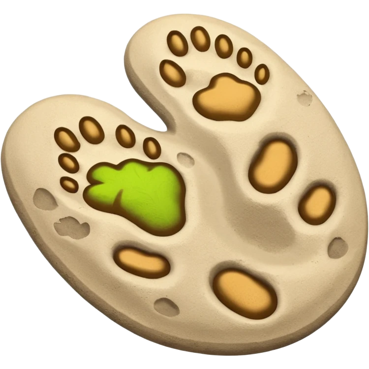 cat footprints emoji
