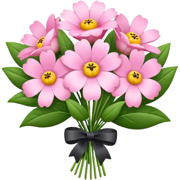 Pink flower bouquet emoji