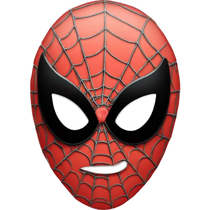 Spiderman face with MASK emoji