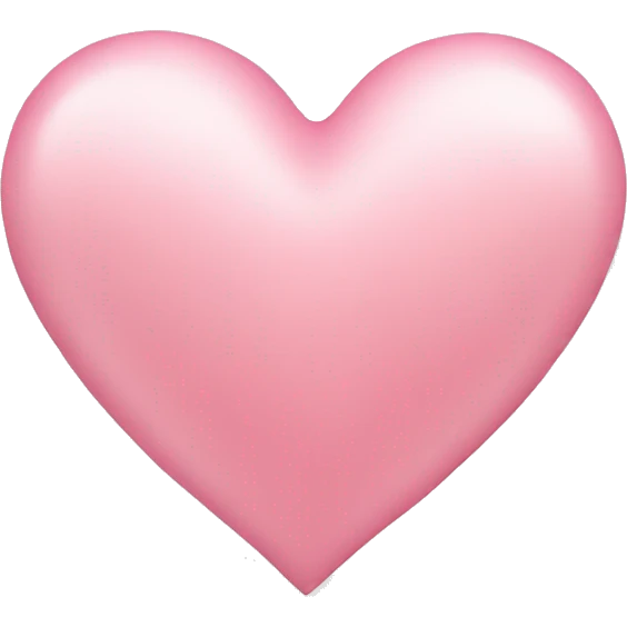 soft pink heart  emoji