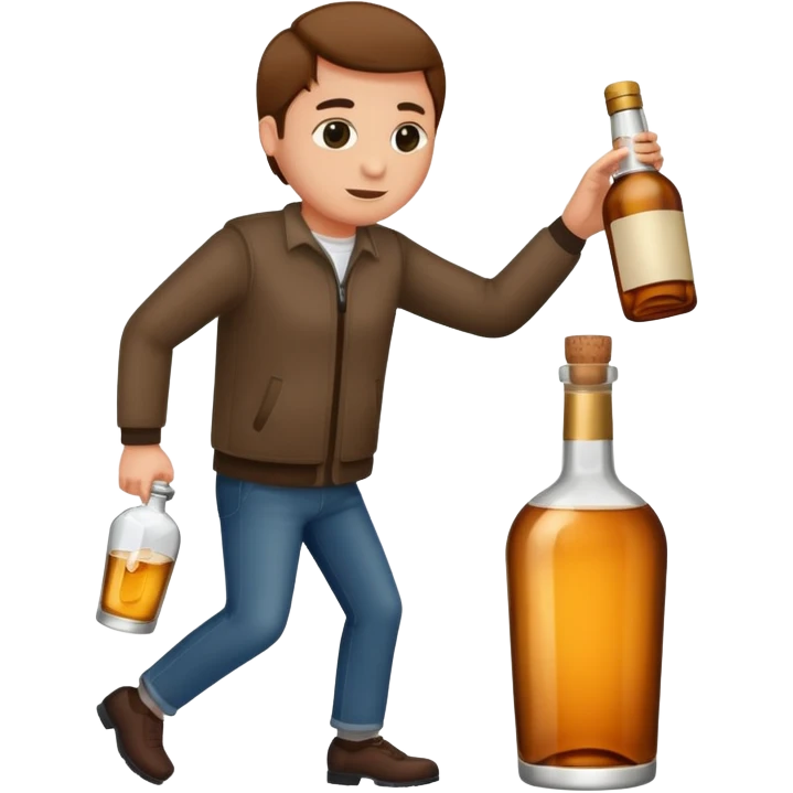 Stealing alcohol  emoji