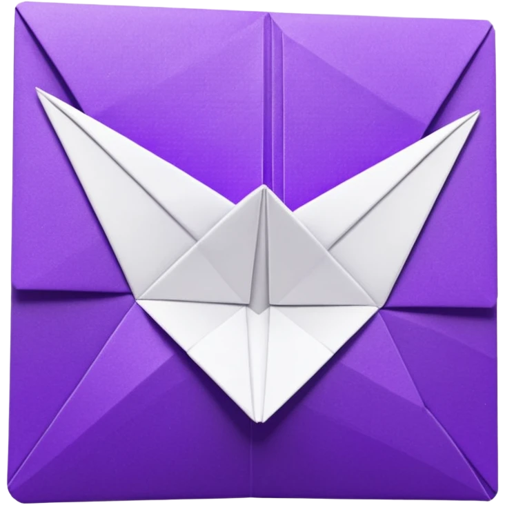 Glitter Purple and White Coringa Card emoji