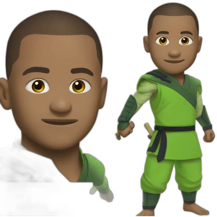 Mbappé tortue ninja emoji