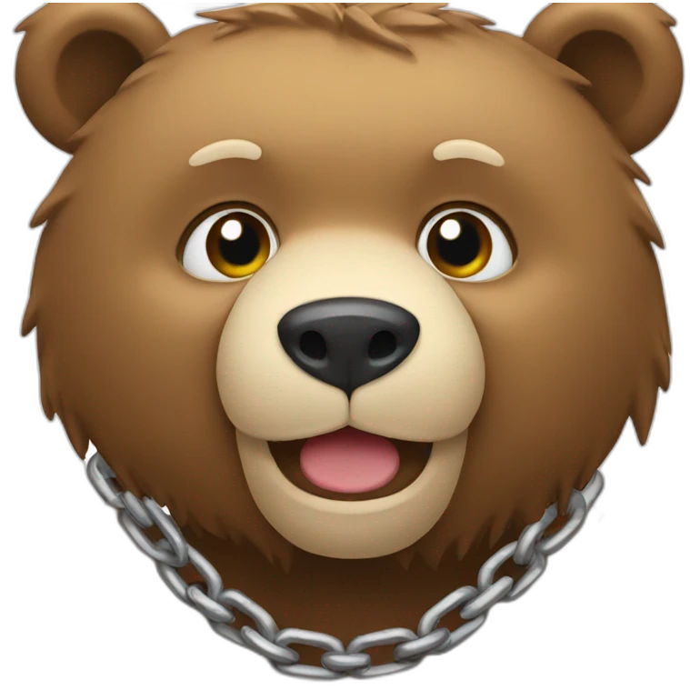 bear-chain emoji