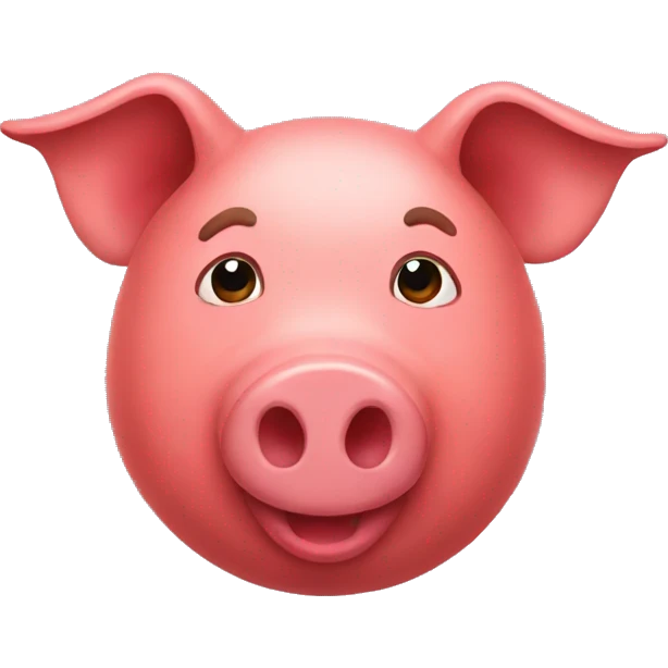 red pig emoji