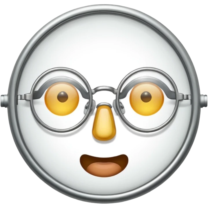 One Monacle glasses emoji