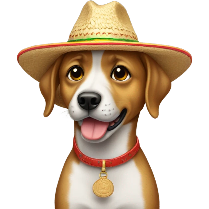 perro con sombrero emoji