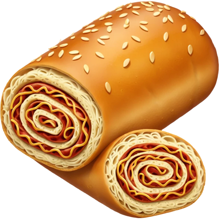 no sesame pepperoni roll emoji
