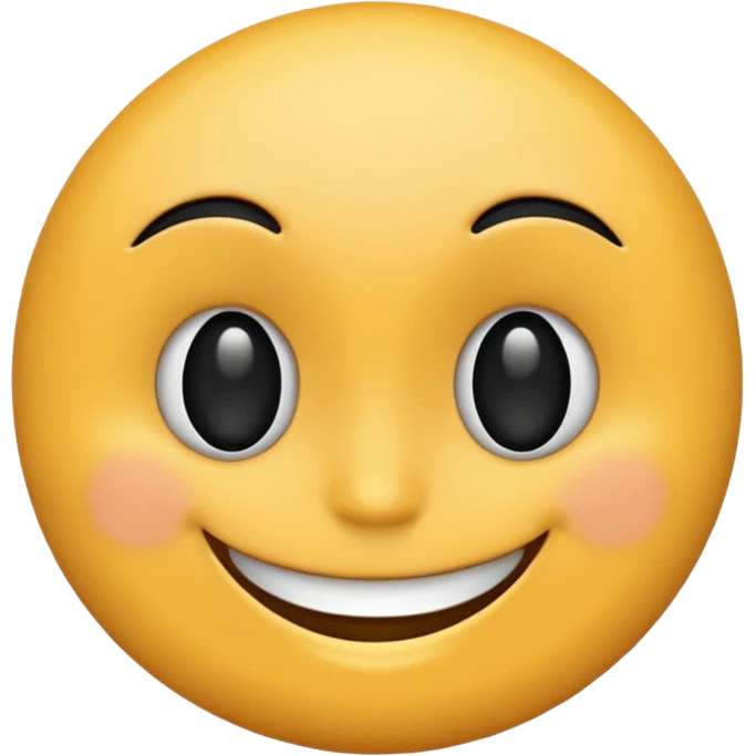 A smile face one side black on left on right white in the middle  emoji