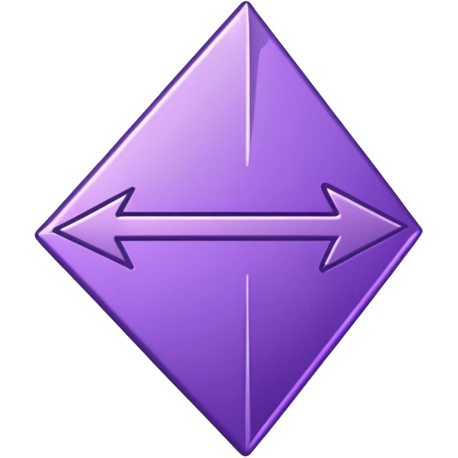 seta para direita roxa emoji