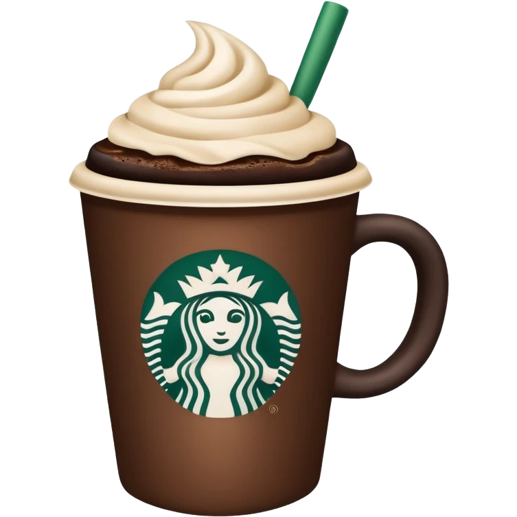 Starbucks, coffee, love emoji