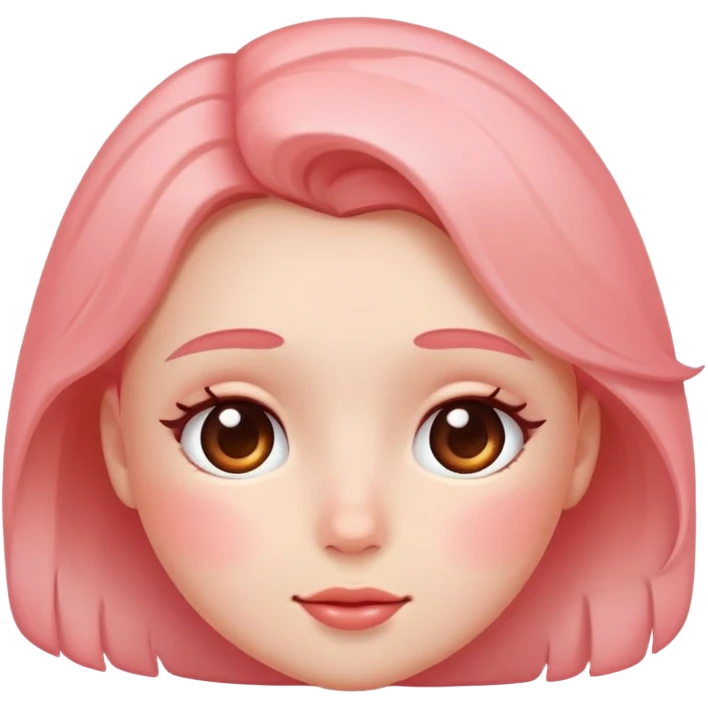 Blushing face emoji