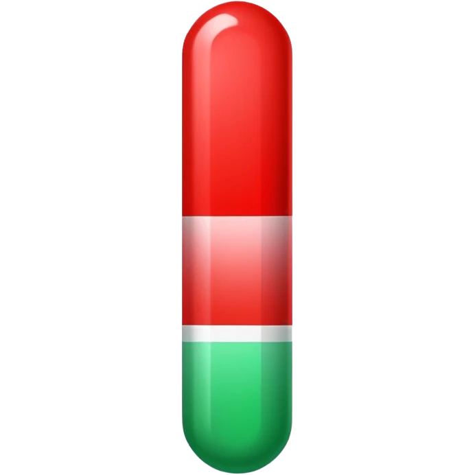 A vertical capsule-shaped progress bar with a color gradient from green at the bottom to red at the top. The bar is divided into segments by thin lines, with bold, outlined numbers scaling upward next to it.  emoji