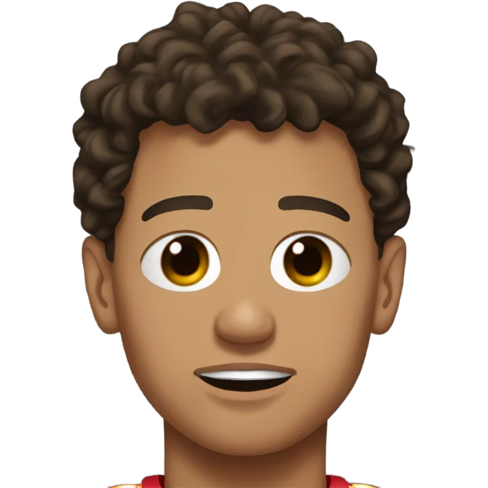 Patrick Mahomes crying to a ref emoji