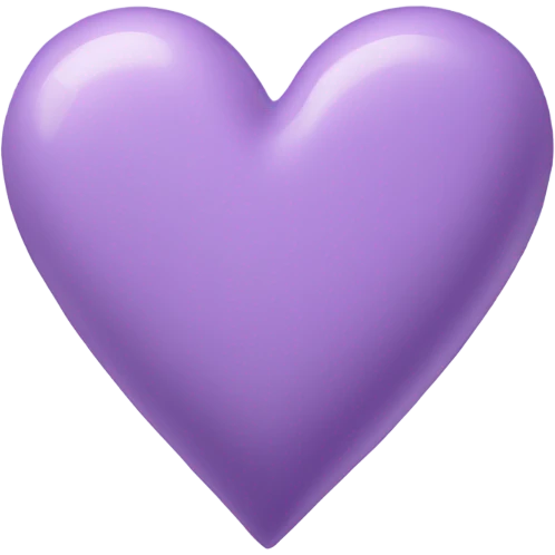 Pastel Purple Heart  emoji