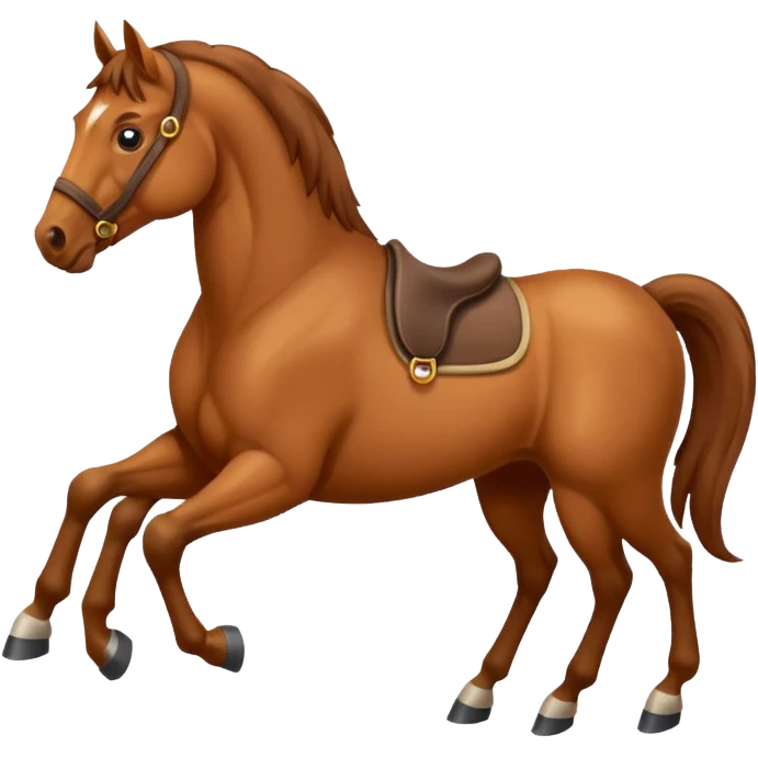 Crie a imagem de um cavalo emoji