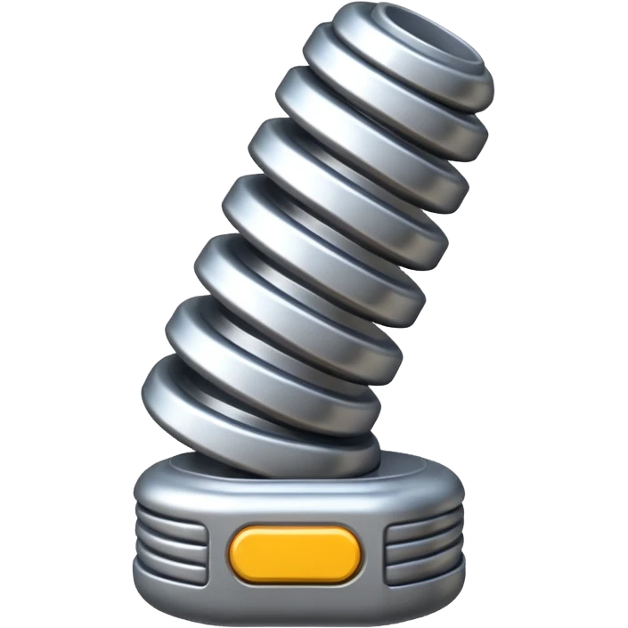 Create a "Power Twister", also known as a "Spring bar" emoji