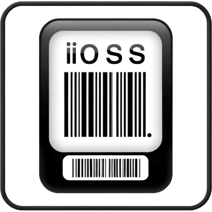 Barcode label emoji