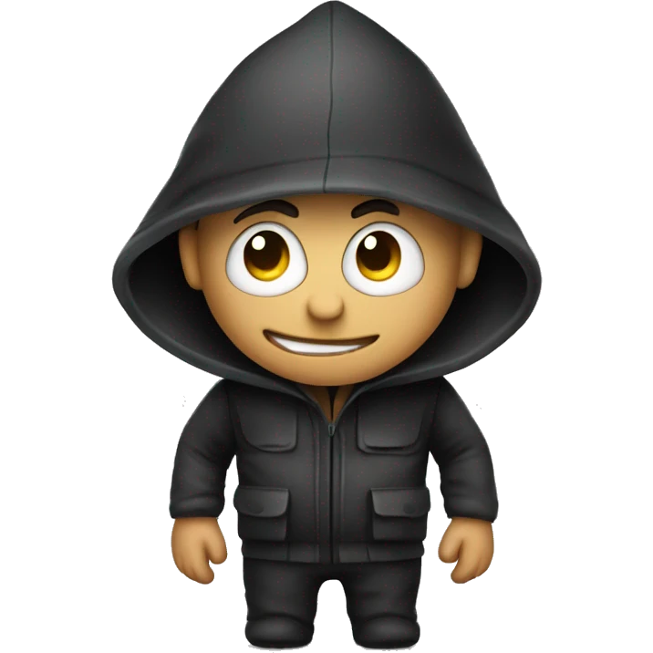 A burglar emoji