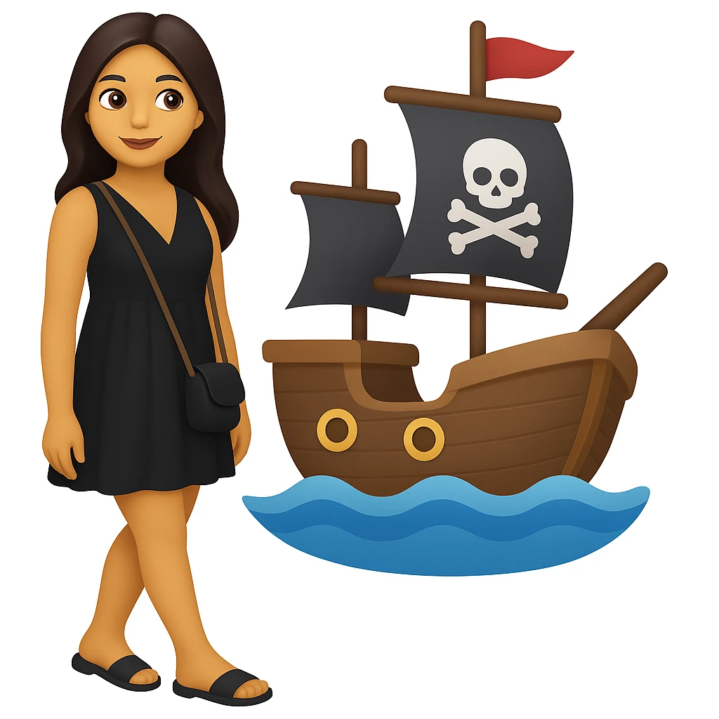 pirate ship emoji