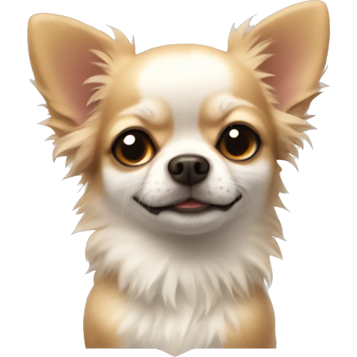 fluffly chihuahua  emoji